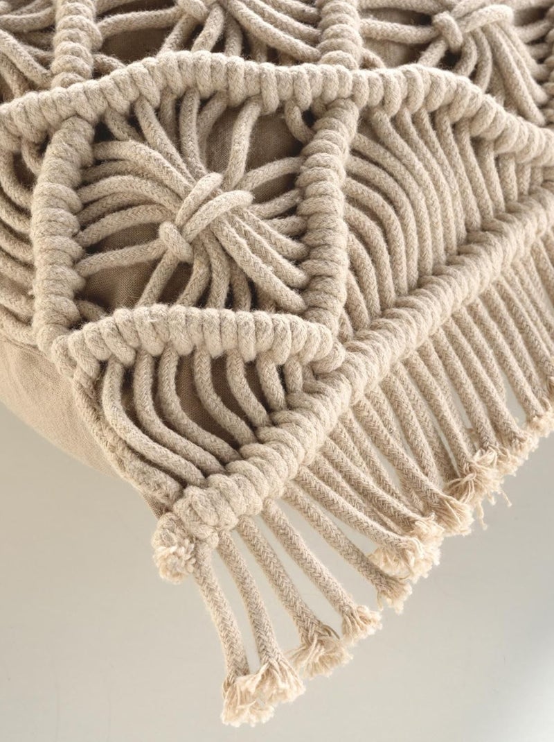 Cojines decorativos de Algodón PROMO LINGE Beige - Kiabi