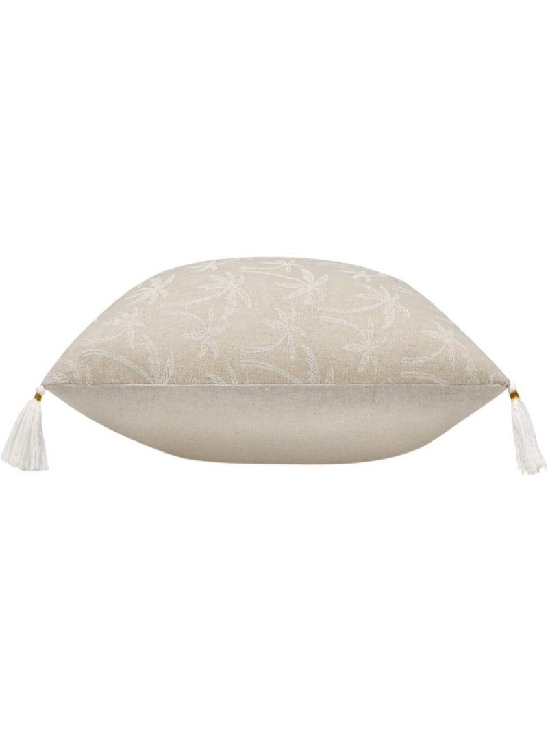 Cojines decorativos de Algodón PROMO LINGE Beige - Kiabi