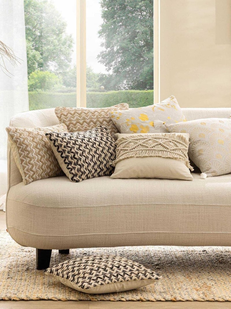 Cojines decorativos de Poliéster Douceur d'Intérieur Beige - Kiabi