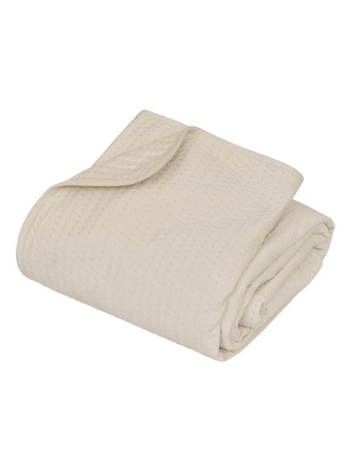 Colcha acolchada con 2 fundas de cojín a juego - Kiabi Colcha acolchada con 2 fundas de cojín a juego - Kiabi