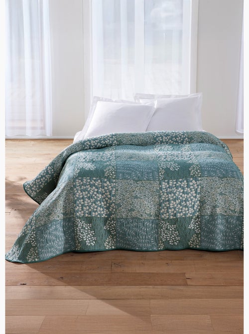 Colcha acolchada con estampado floral patchwork - Afibel - Kiabi