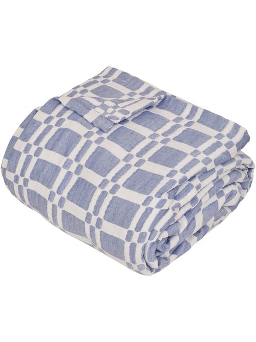Colcha acolchada con estampado geométrico - Kiabi