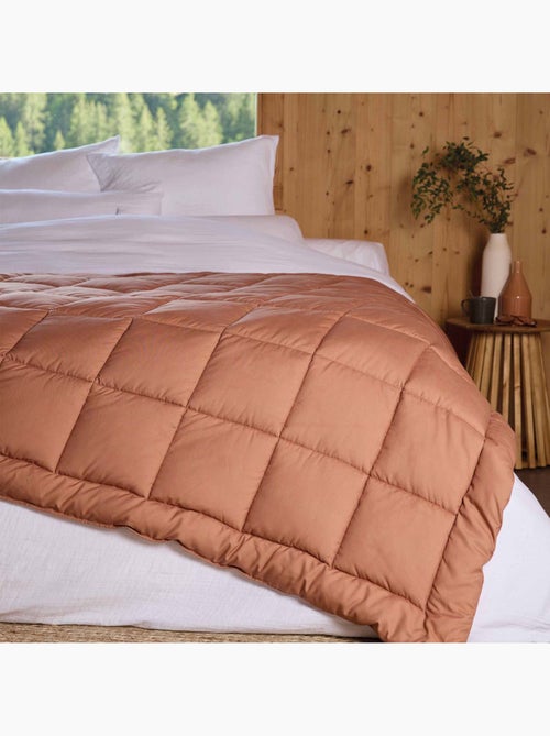 Colcha acolchada piel de melocotón Oekotex - Kiabi