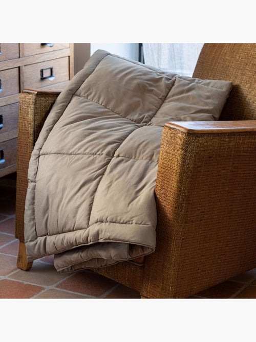 Colcha acolchada piel de melocotón Oekotex - Kiabi