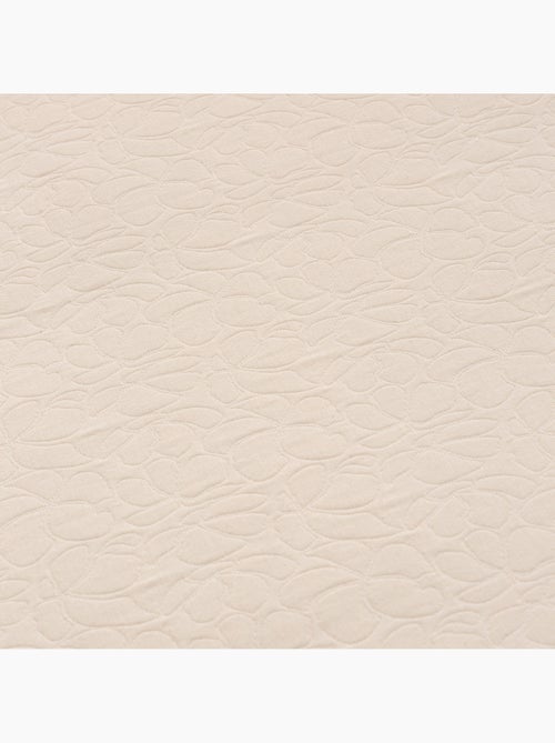 Colcha algodón diseño floral en relieve, tejido texturizado. - Kiabi