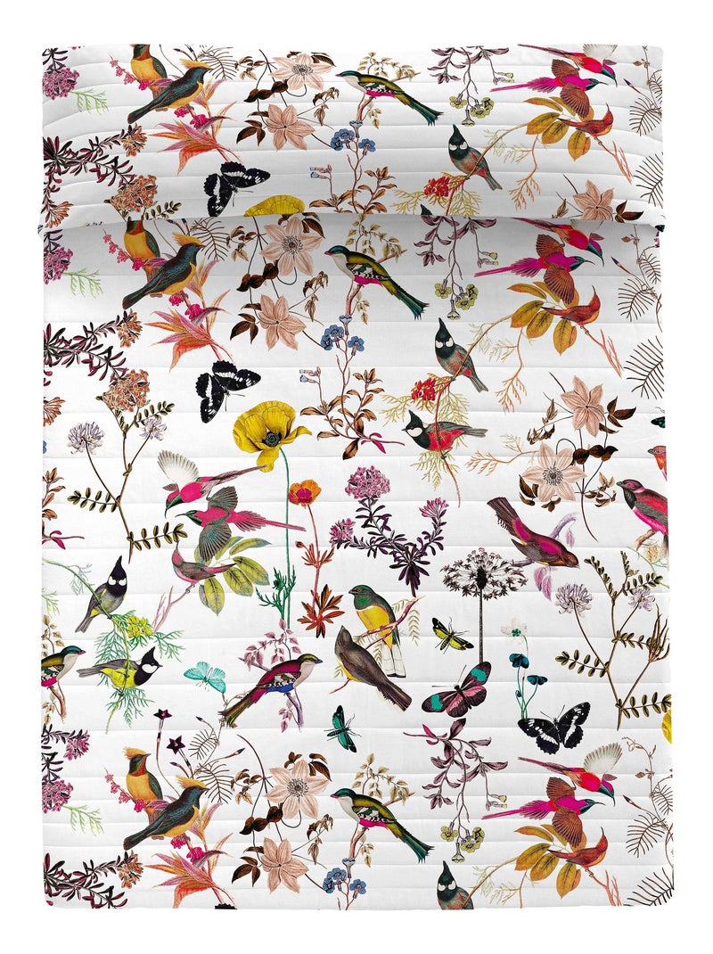Colcha Birds of paradise "Happyfriday" Multicolor - Kiabi