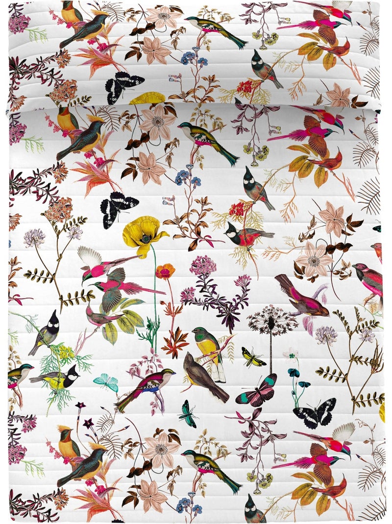 Colcha Birds of paradise "Happyfriday" Multicolor - Kiabi