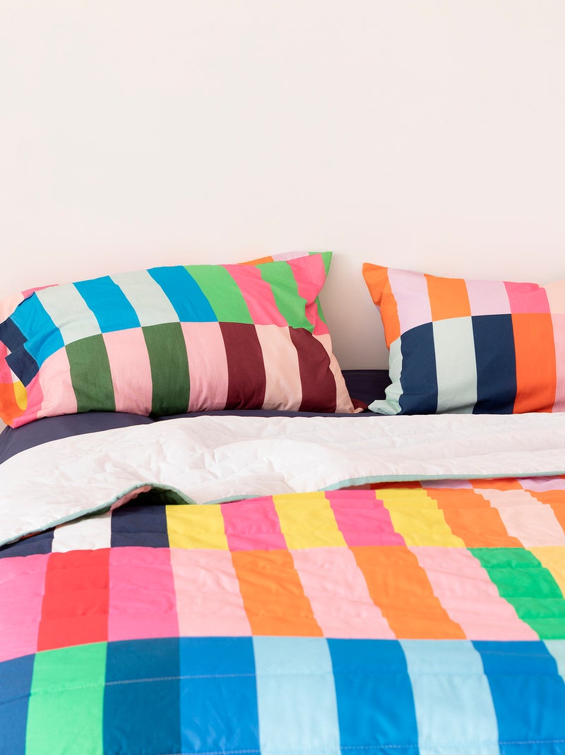 Colcha Color pop "Happyfriday" Multicolor - Kiabi