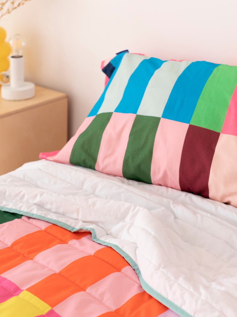 Colcha Color pop "Happyfriday" Multicolor - Kiabi