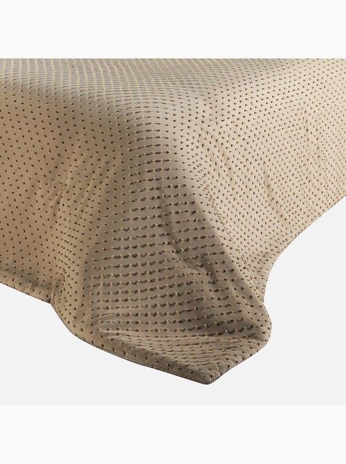Colcha con borlas pequeñas - Kiabi