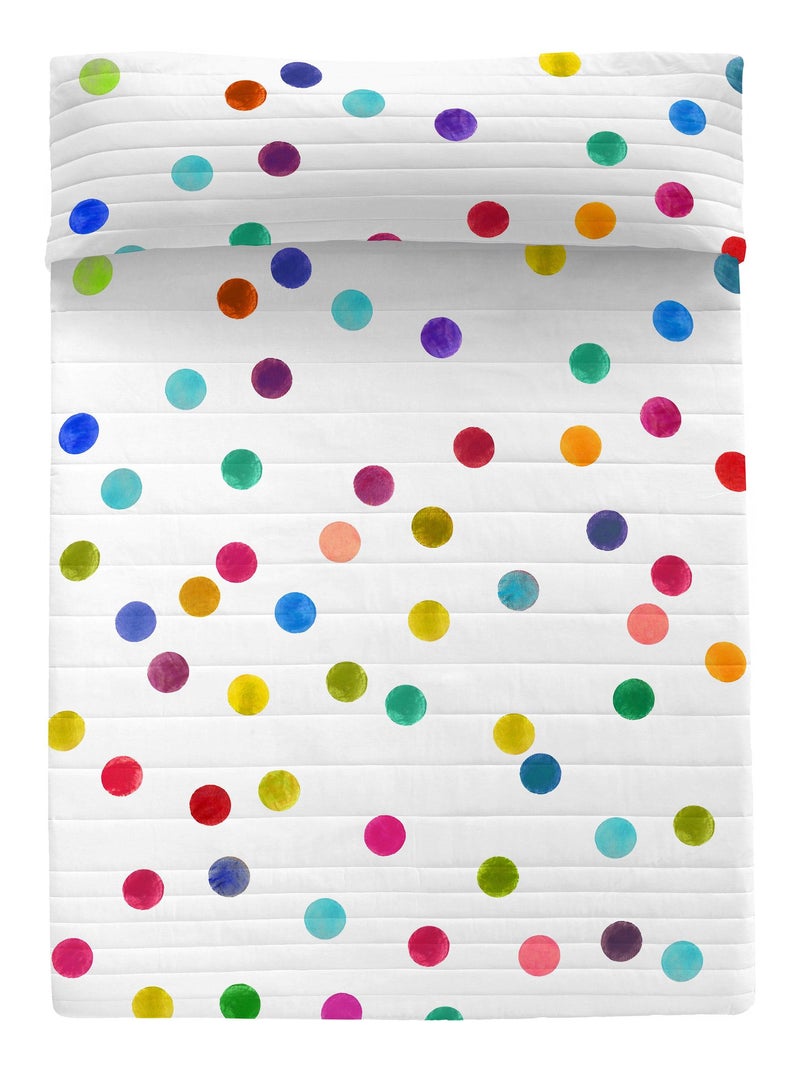 Colcha Confetti "Happyfriday" Multicolor - Kiabi
