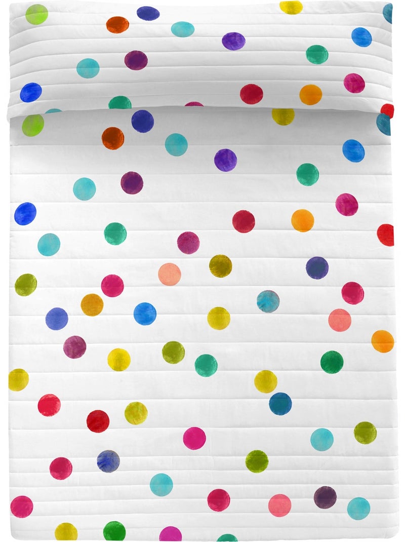 Colcha Confetti "Happyfriday" Multicolor - Kiabi