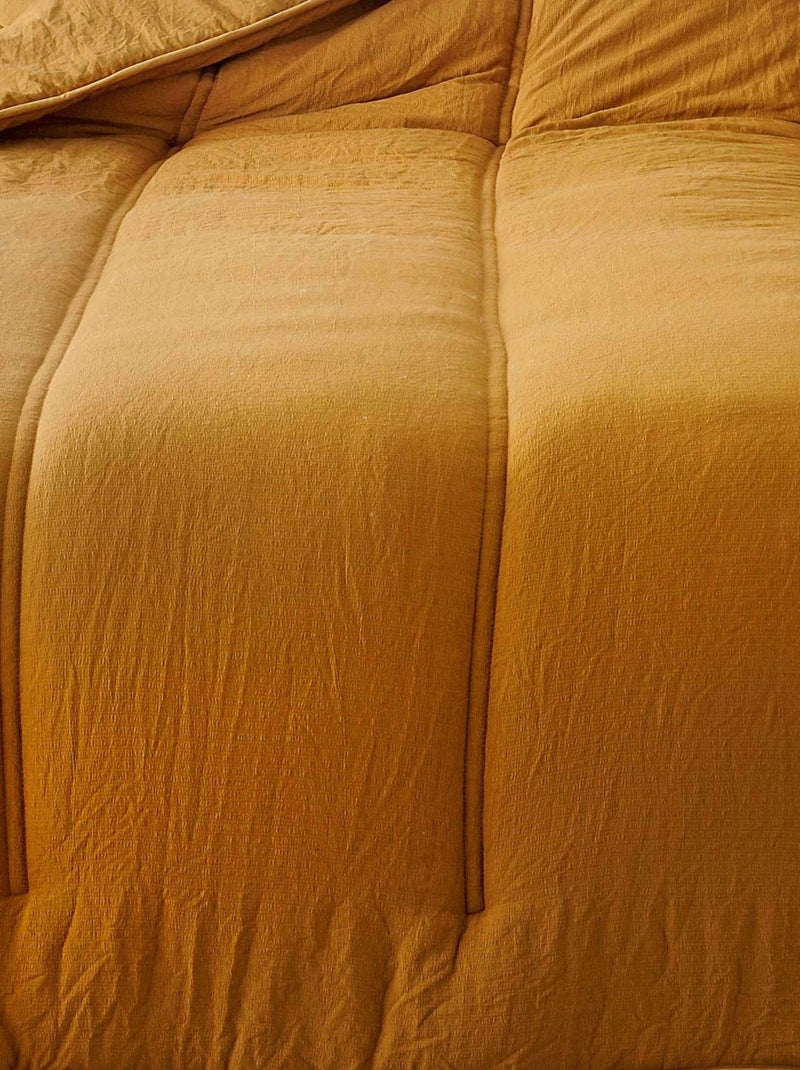 Colcha de color liso Amarillo - Kiabi
