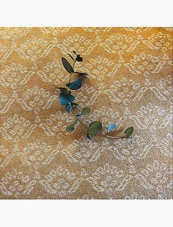 Colcha de jacquard floral