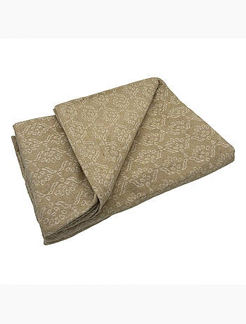 Colcha de jacquard floral
