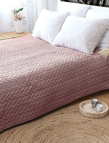 Colcha de microfibra con diseño de ultrasonido
