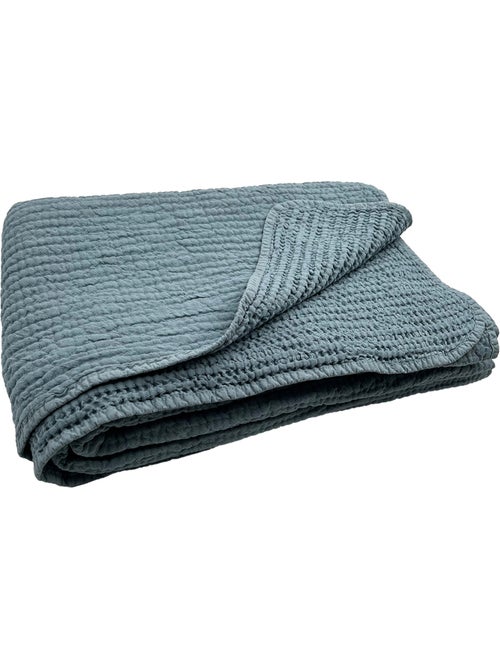 Colcha de nido de abeja de algodón reversible - Kiabi Colcha de nido de abeja de algodón reversible - Kiabi