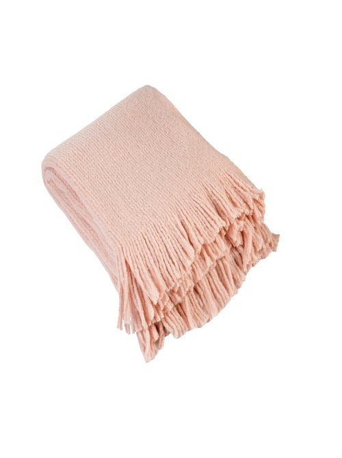 Colcha de punto efecto lana - Kiabi