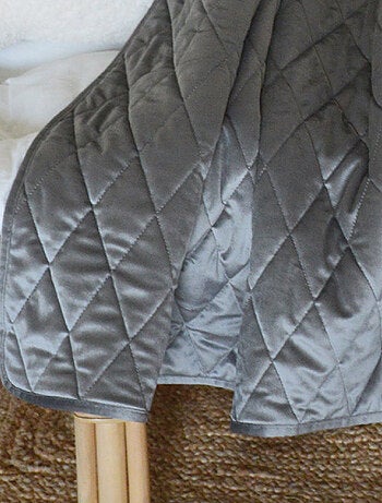Colcha de terciopelo acolchada para sofá