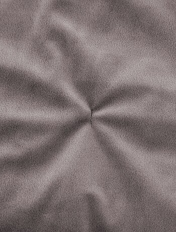 Colcha de terciopelo con borlas