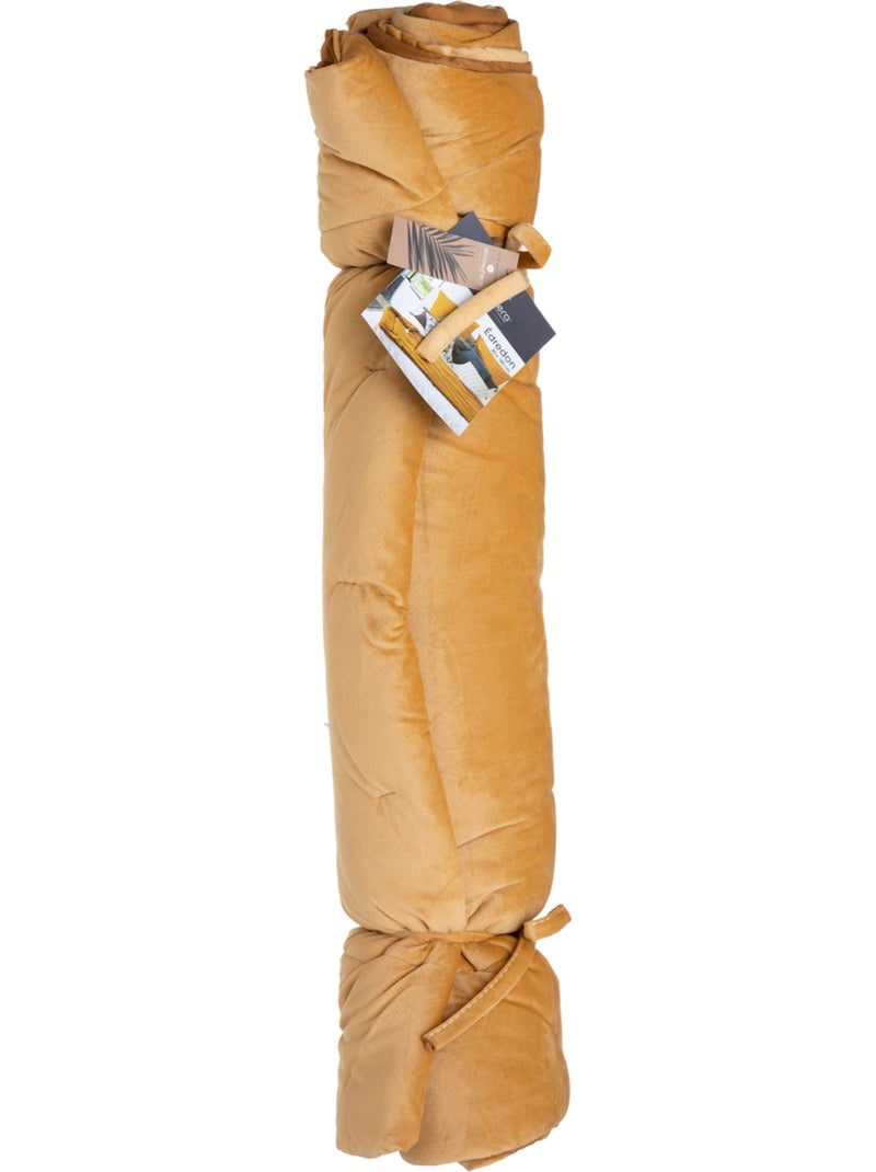 Colcha de terciopelo con borlas Lino - Kiabi