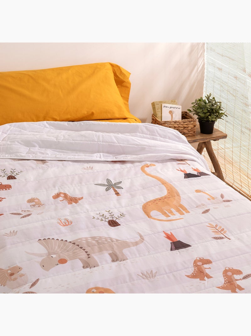 Colcha Dino family "Happyfriday" Multicolor - Kiabi