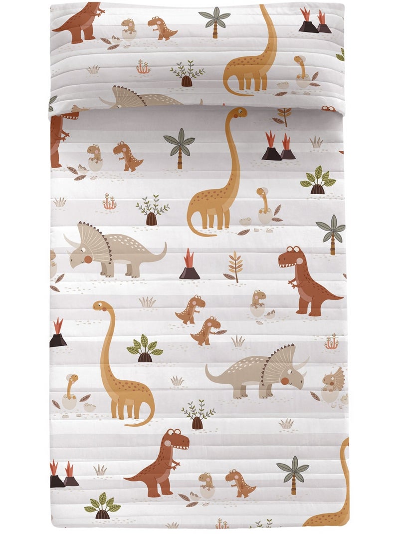 Colcha Dino family "Happyfriday" Multicolor - Kiabi