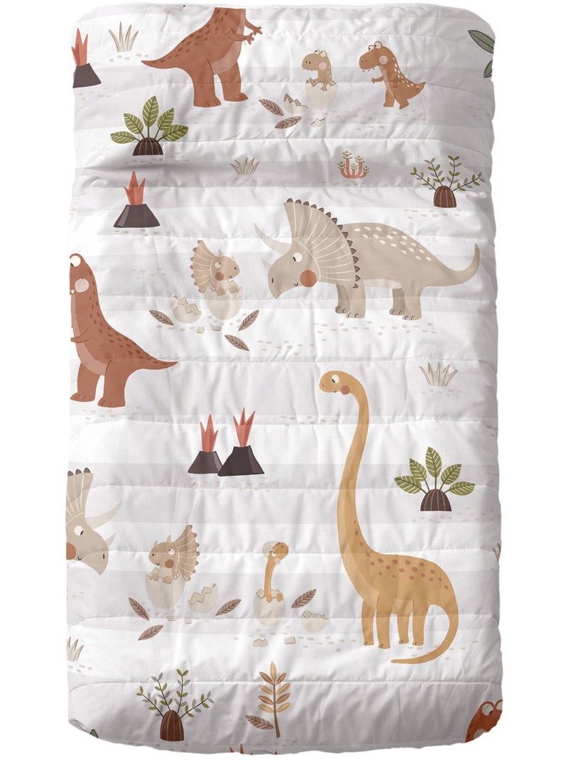 Colcha Dino family "Happyfriday" Multicolor - Kiabi