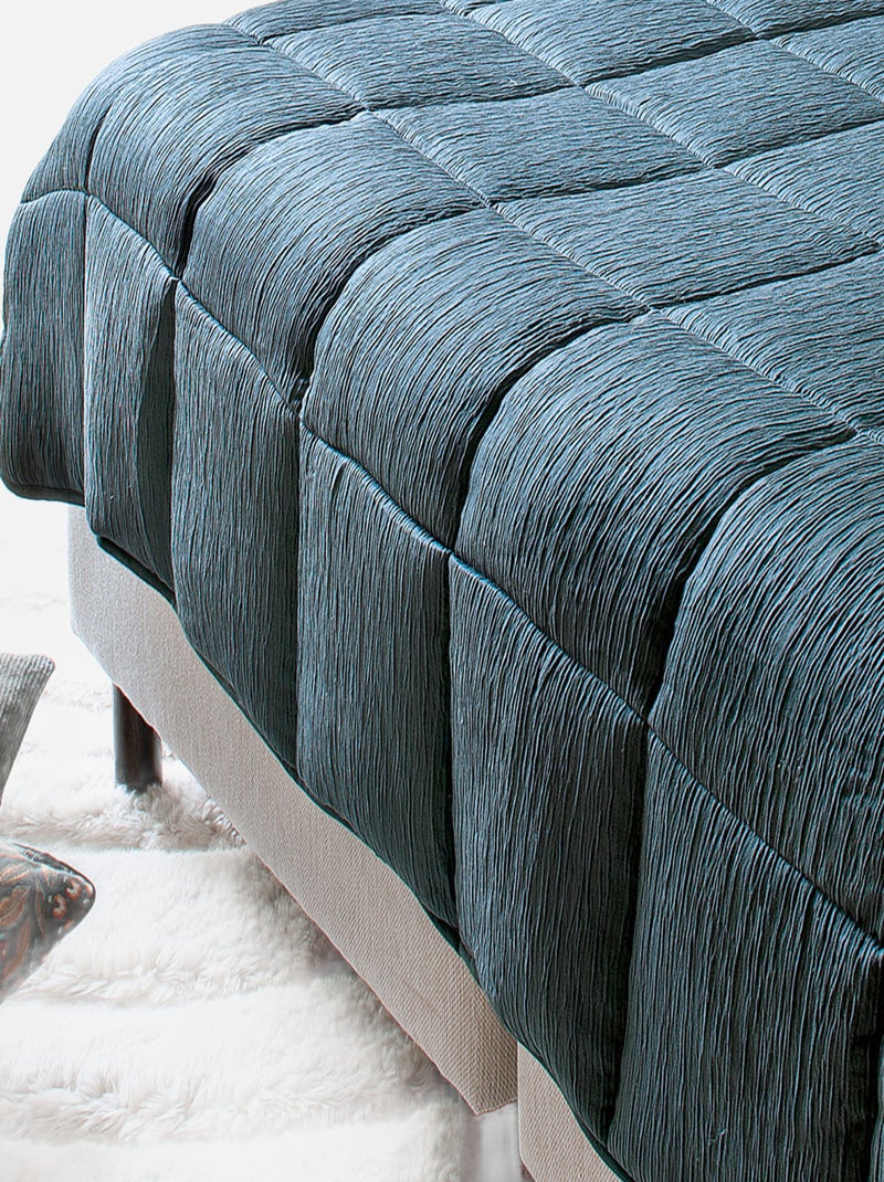 Colcha Effet Froissé Azul - Kiabi