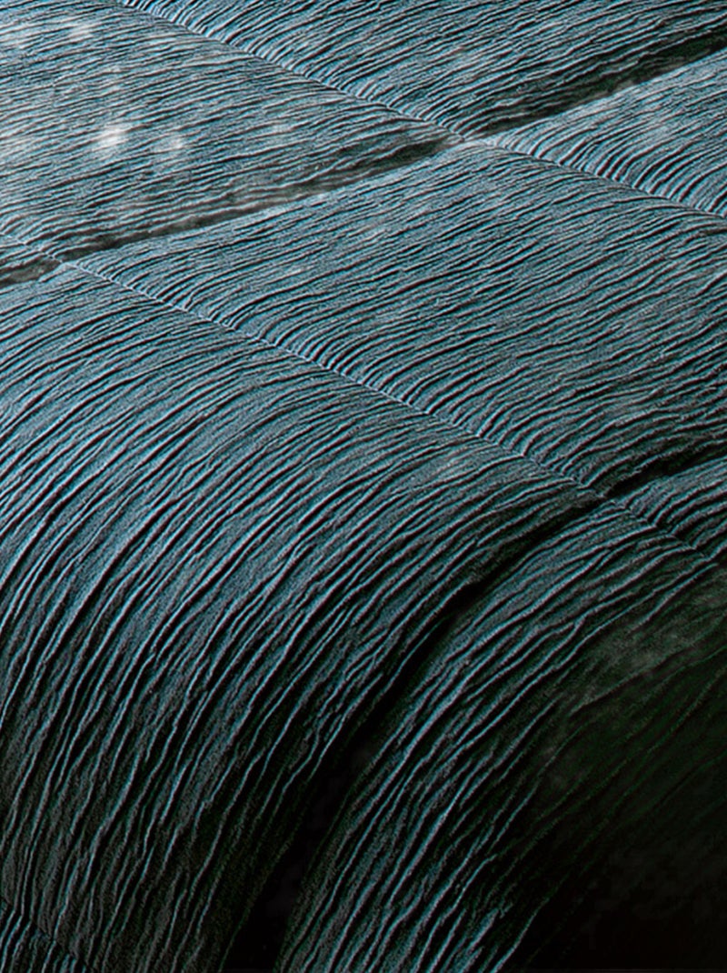 Colcha Effet Froissé Azul - Kiabi