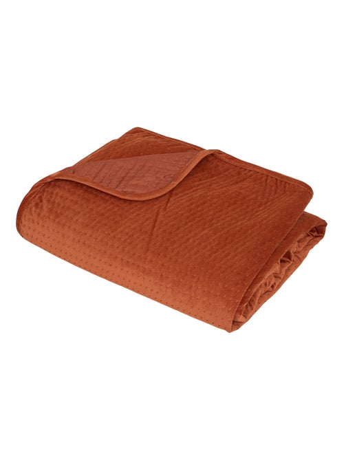 Colcha gofrada con 2 fundas de cojín a juego - Kiabi Colcha gofrada con 2 fundas de cojín a juego - Kiabi