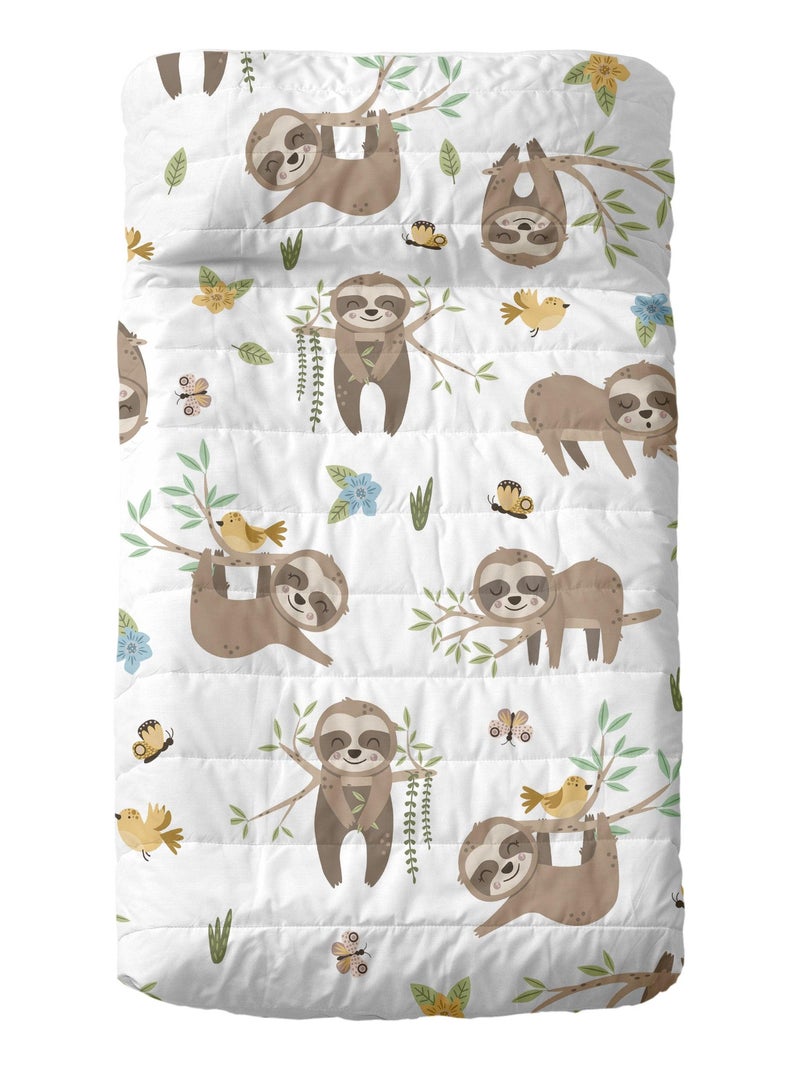 Colcha Happy sloth "Happyfriday" Blanco - Kiabi