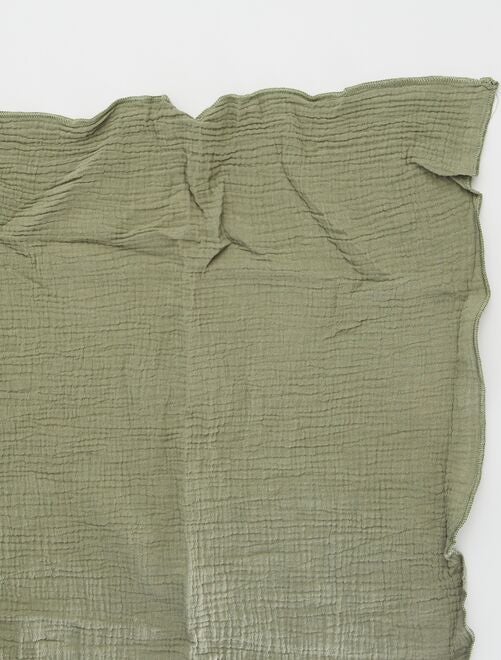 Colcha individual de gasa de algodón 130 x 160 cm - Kiabi