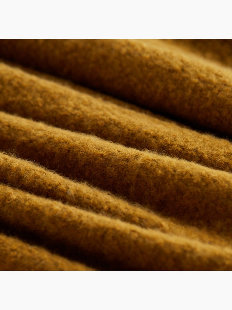 Colcha kodi 180x130cm amarillo ocre Bronce - Kiabi