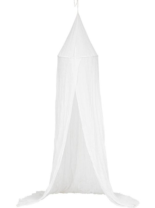 Colcha lili de gasa de algodón h 250 cm blanca - Kiabi Colcha lili de gasa de algodón h 250 cm blanca - Kiabi