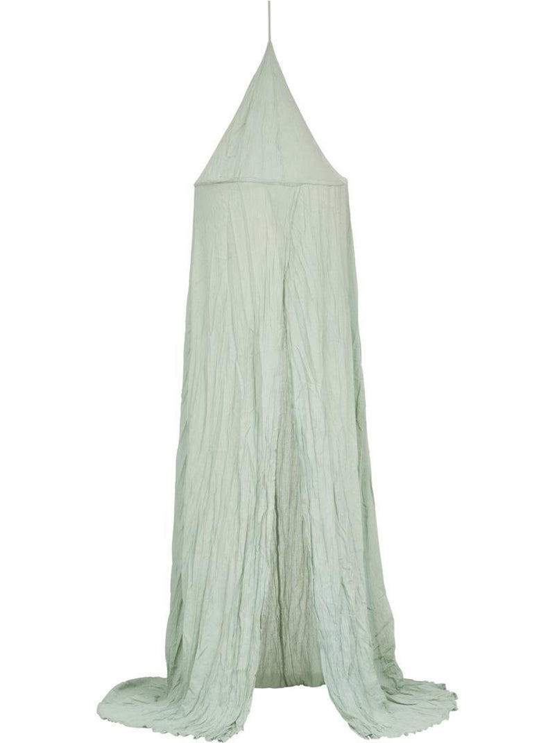 Colcha lili de gasa de algodón h 250cm verde Verde - Kiabi