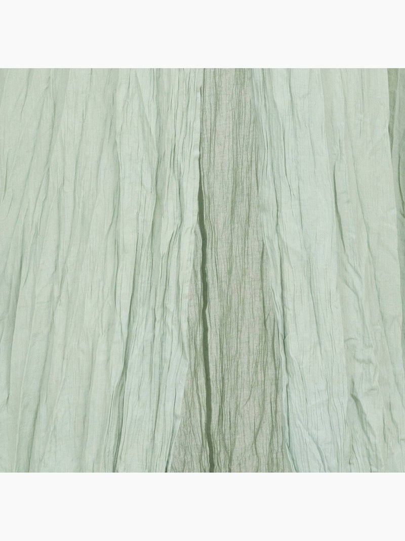 Colcha lili de gasa de algodón h 250cm verde Verde - Kiabi