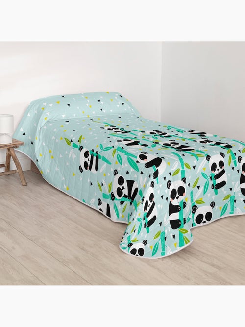 Colcha Panda garden blue "Happyfriday" - Kiabi