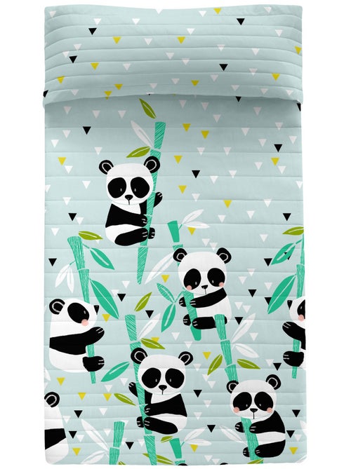 Colcha Panda garden blue "Happyfriday" - Kiabi