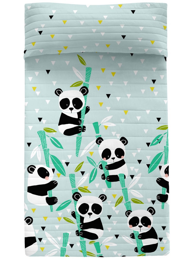 Colcha Panda garden blue "Happyfriday" Azul - Kiabi