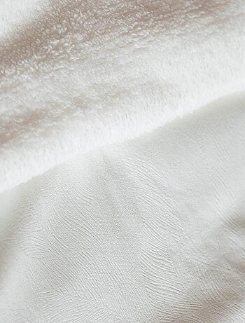 Colcha Reversible Polar/Con Motivo Jacquard