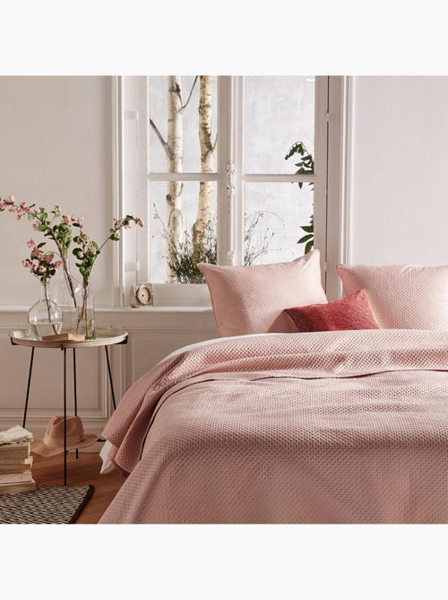 Colcha rosa dolce 2 hojas 260x240cm - Kiabi Colcha rosa dolce 2 hojas 260x240cm - Kiabi