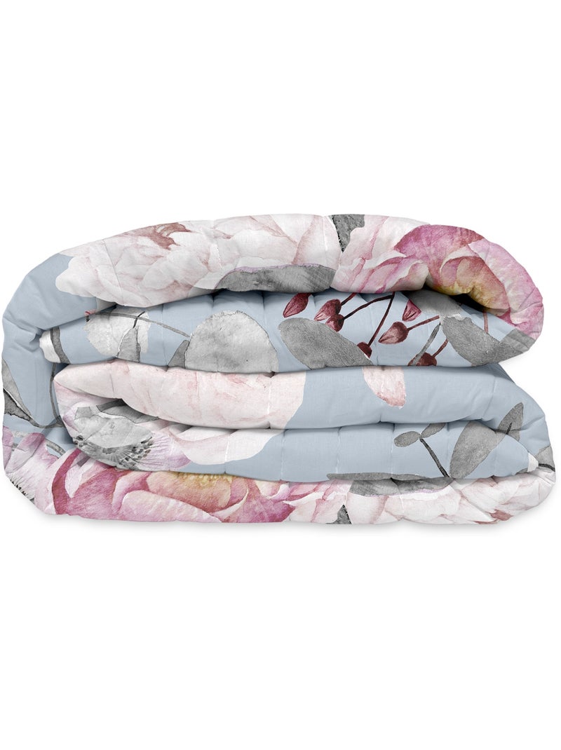 Colcha Soft bouquet "Happyfriday" Blanco - Kiabi