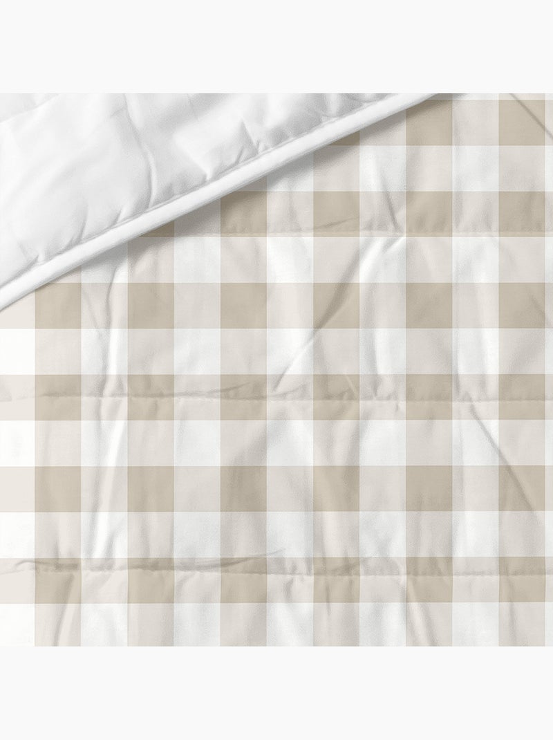Colcha Vichy "Happyfriday" Beige - Kiabi