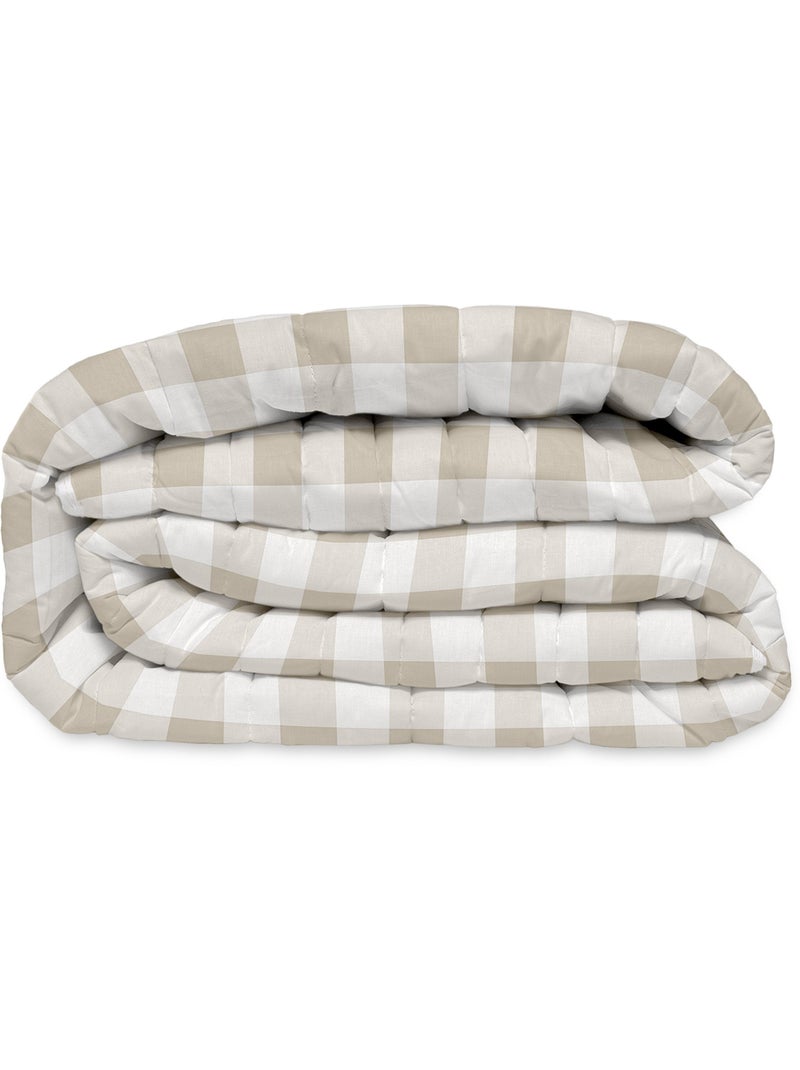 Colcha Vichy "Happyfriday" Beige - Kiabi