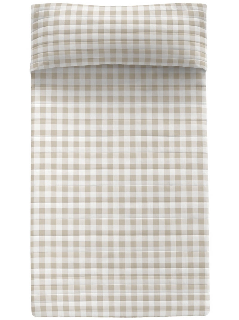 Colcha Vichy "Happyfriday" Beige - Kiabi