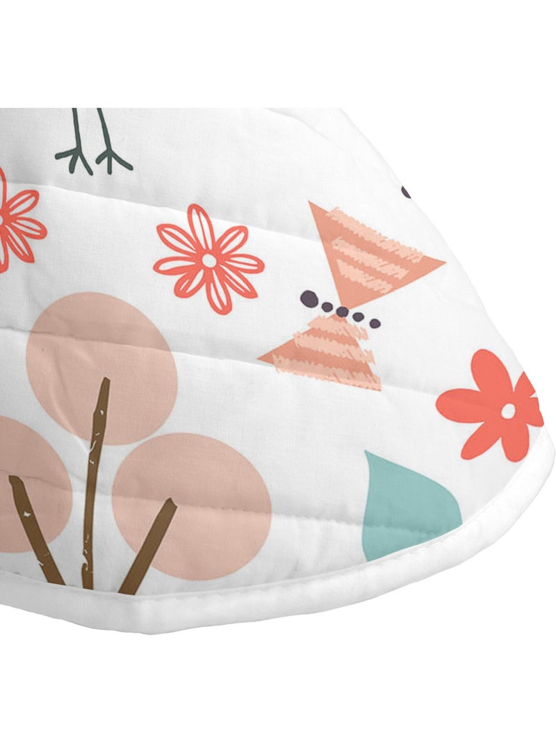 Colcha Woodland "Happyfriday" Blanco - Kiabi