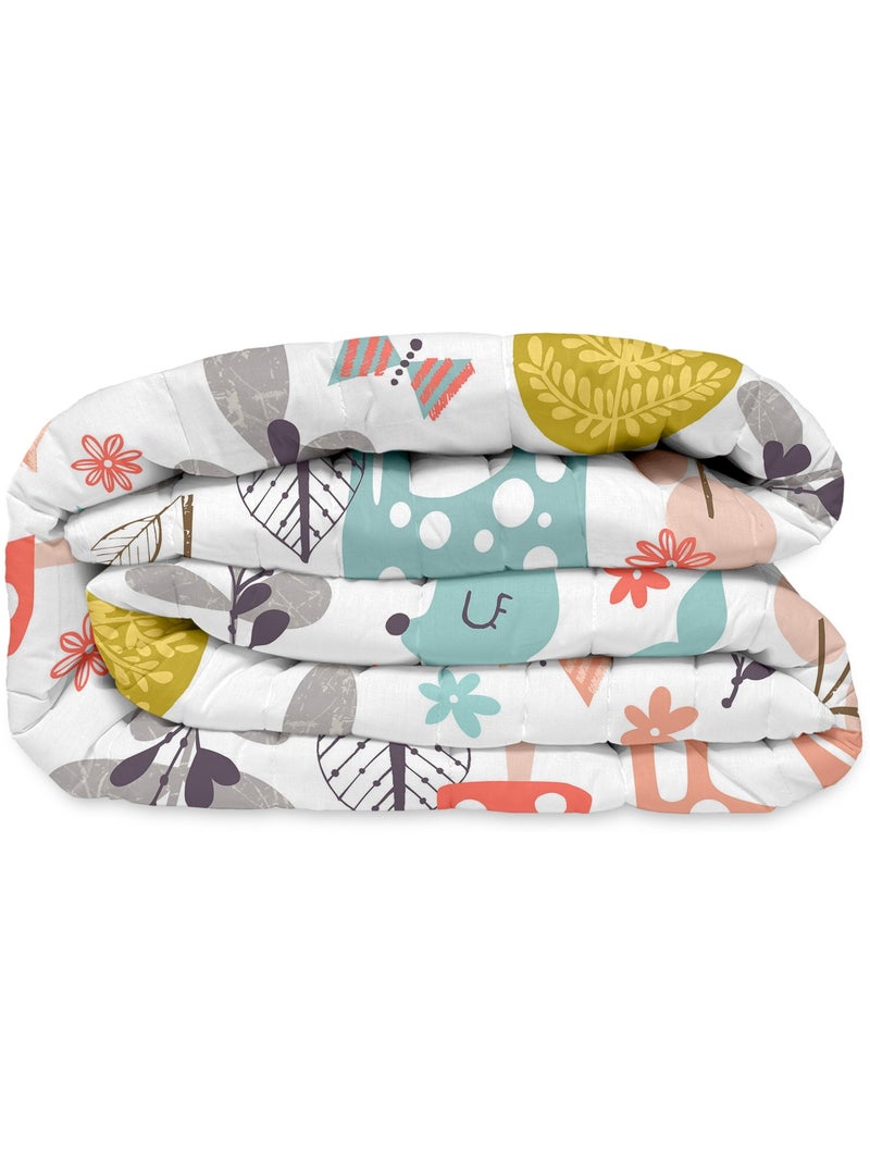 Colcha Woodland "Happyfriday" Blanco - Kiabi