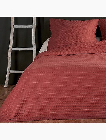 Colcha y funda de almohada acolchadas