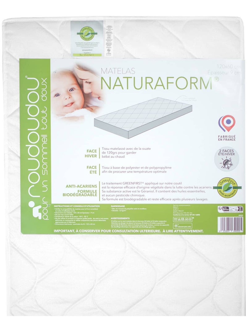 Colchón bebé desenfundable naturaform | SEVIRA KIDS Blanco - Kiabi